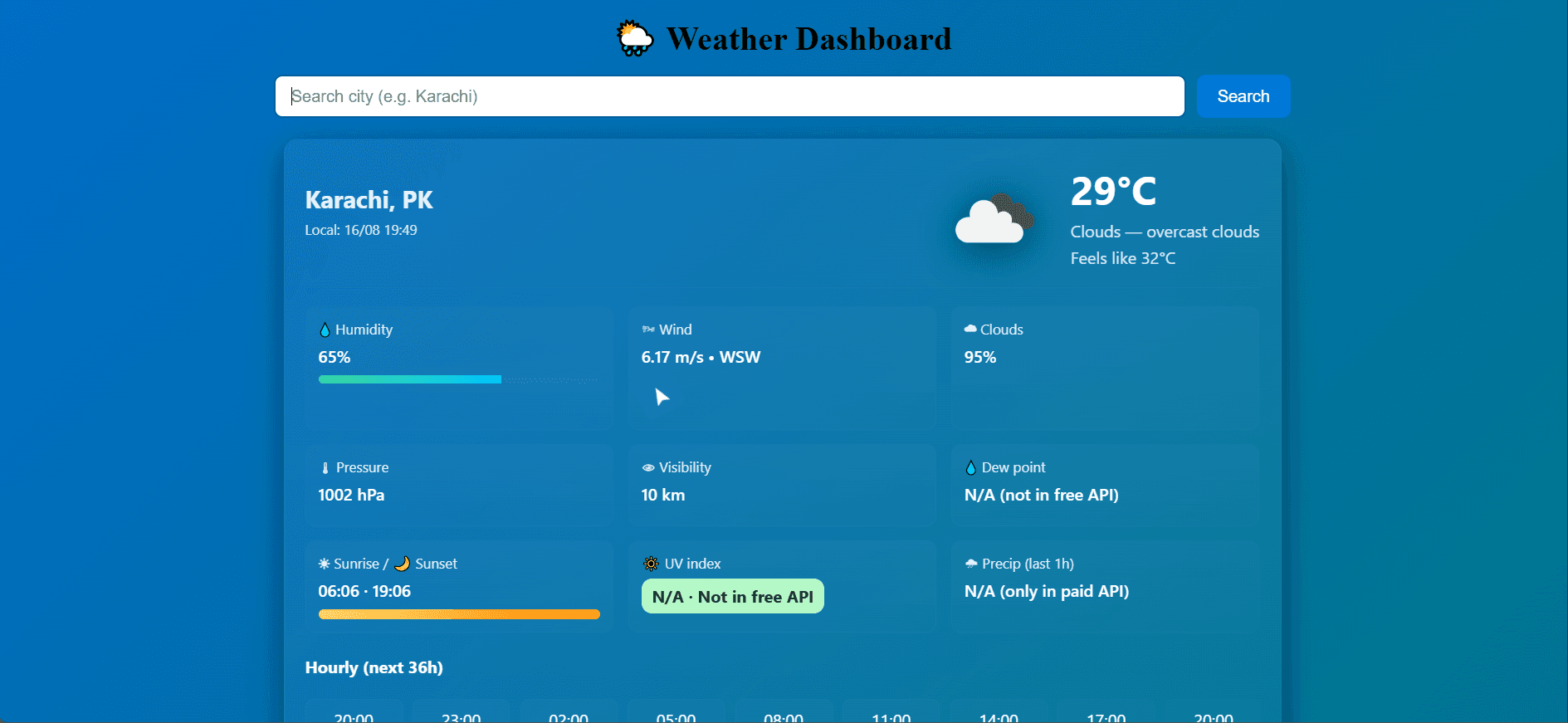 React Weather App